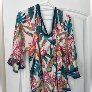 Impressions boutique off shoulder floral top